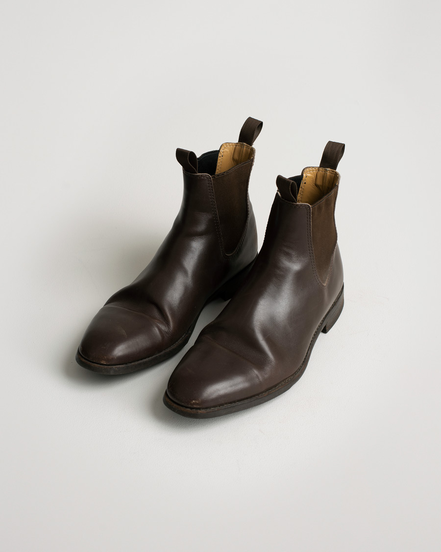 Herr | Myrqvist Granhult Chelsea Boot Dark Brown Calf UK9,5 - EU43 | Pre-owned | Myrqvist Granhult Chelsea Boot Dark Brown Calf UK9,5 - EU43