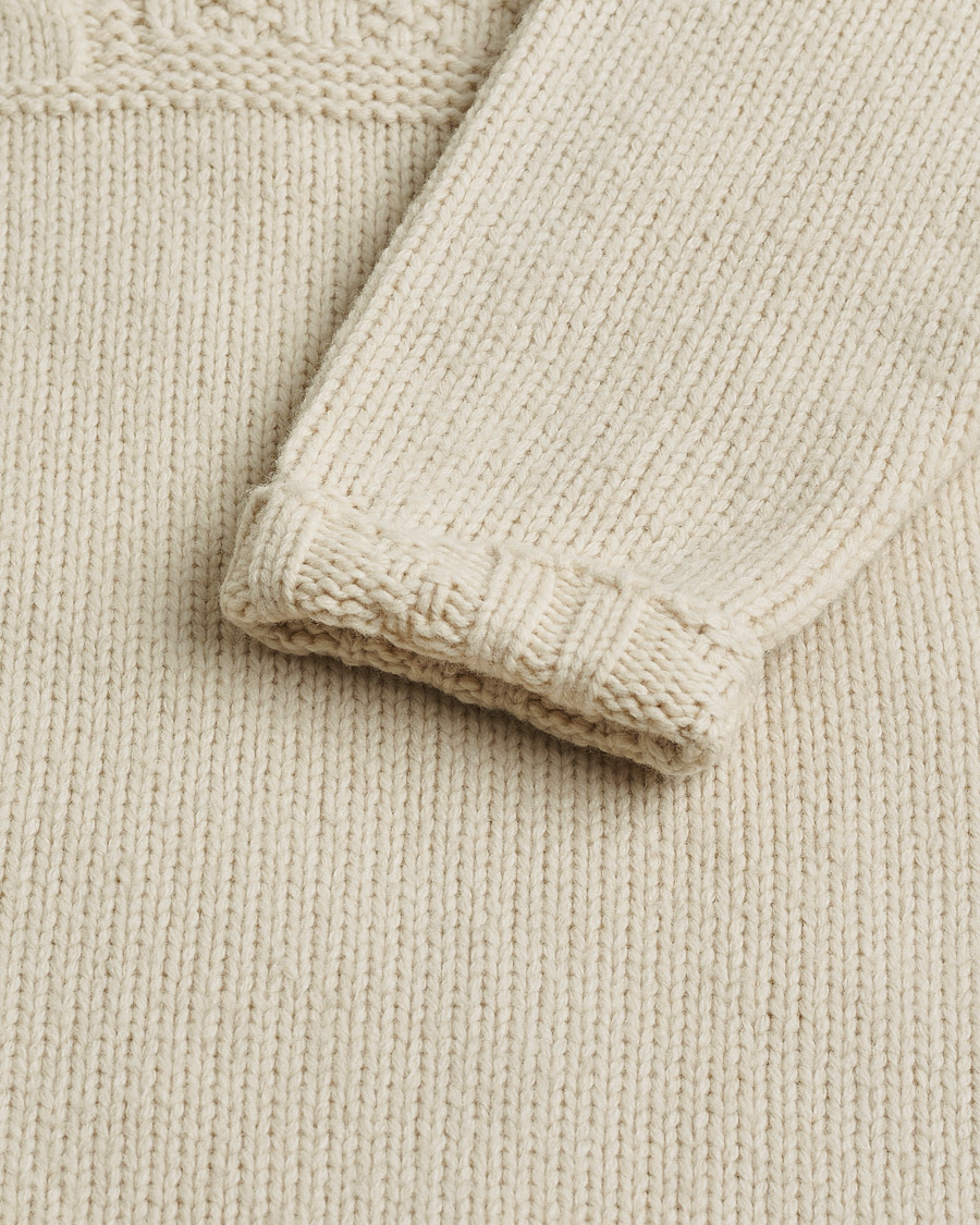 Herr | Pre-owned Tröjor | Pre-owned | Polo Ralph Lauren Wool Knitted Aran Rollneck Cream