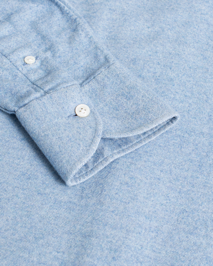 Herr |  | Pre-owned | 100Hands Cotton Flannel Shirt Light Blue 38