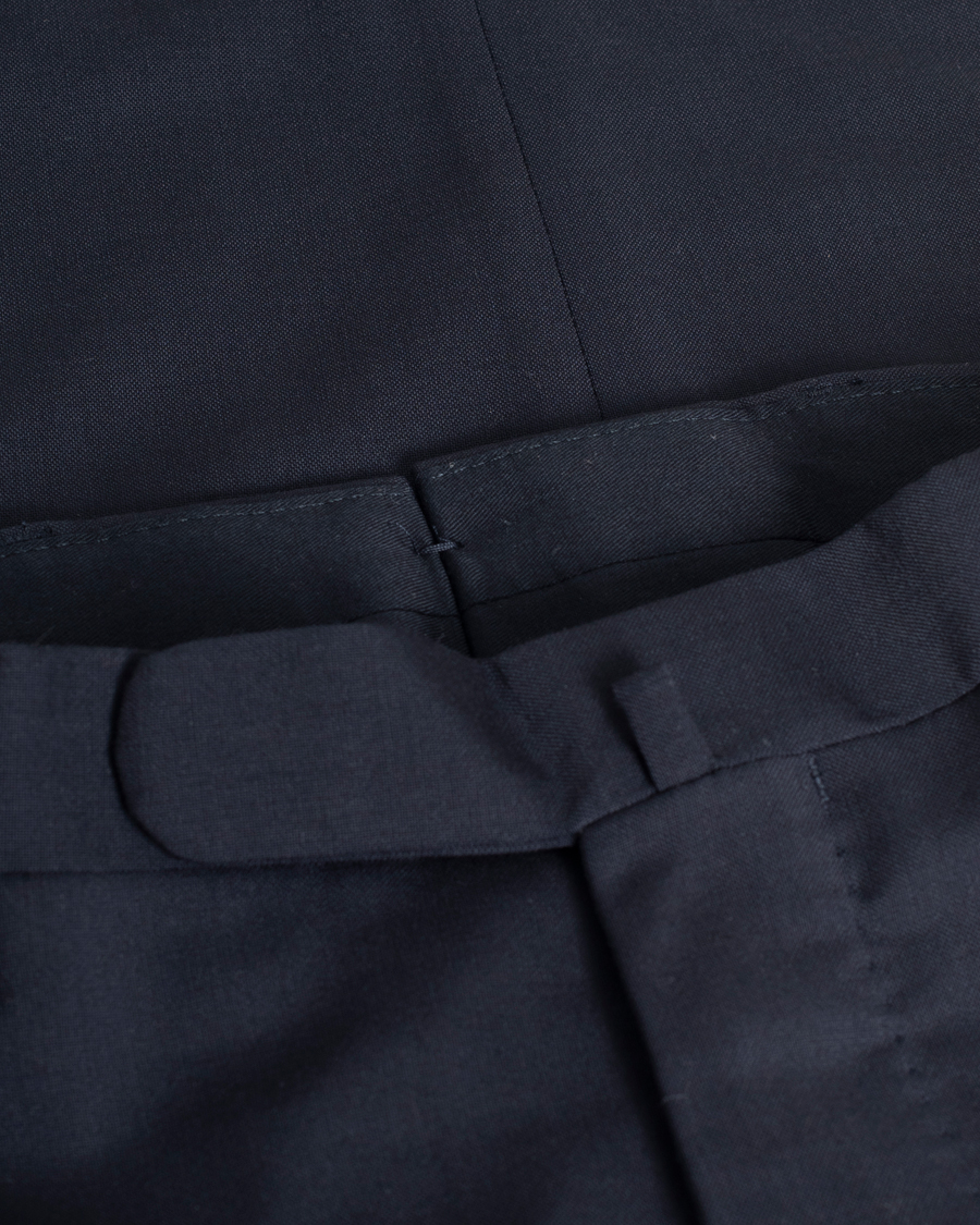 Herr |  | Pre-owned | Boglioli Wool Trousers Navy 46