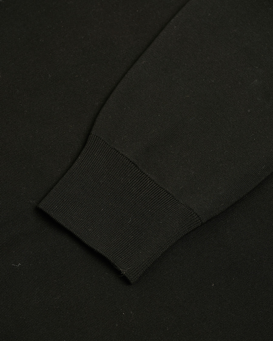 Herr | Moncler Hybrid Zip Cardigan Black | Pre-owned | Moncler Hybrid Zip Cardigan Black