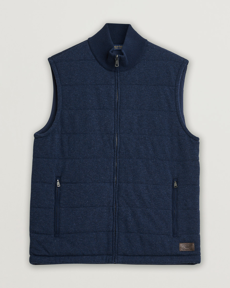 Herr | Pre-owned Jackor | Pre-owned | Polo Golf Knitted Wool Vest Navy L