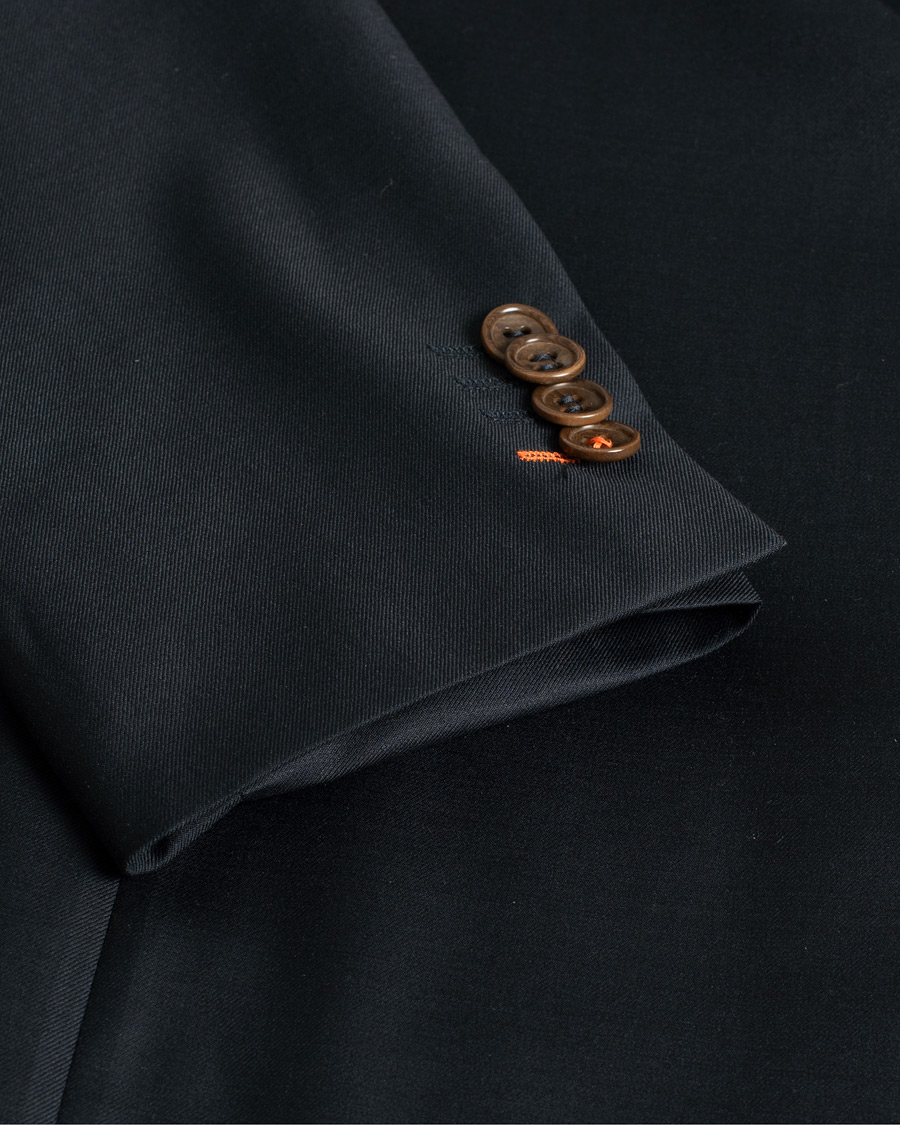 Herr |  | Pre-owned | Morris Double Breasted Super 140's Wool Suit Navy 54