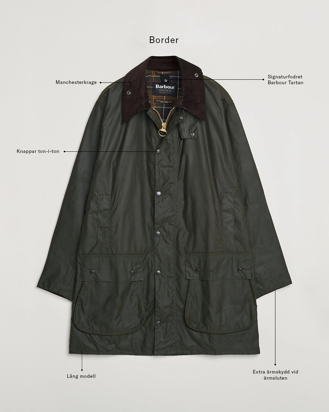 Barbour border jacka