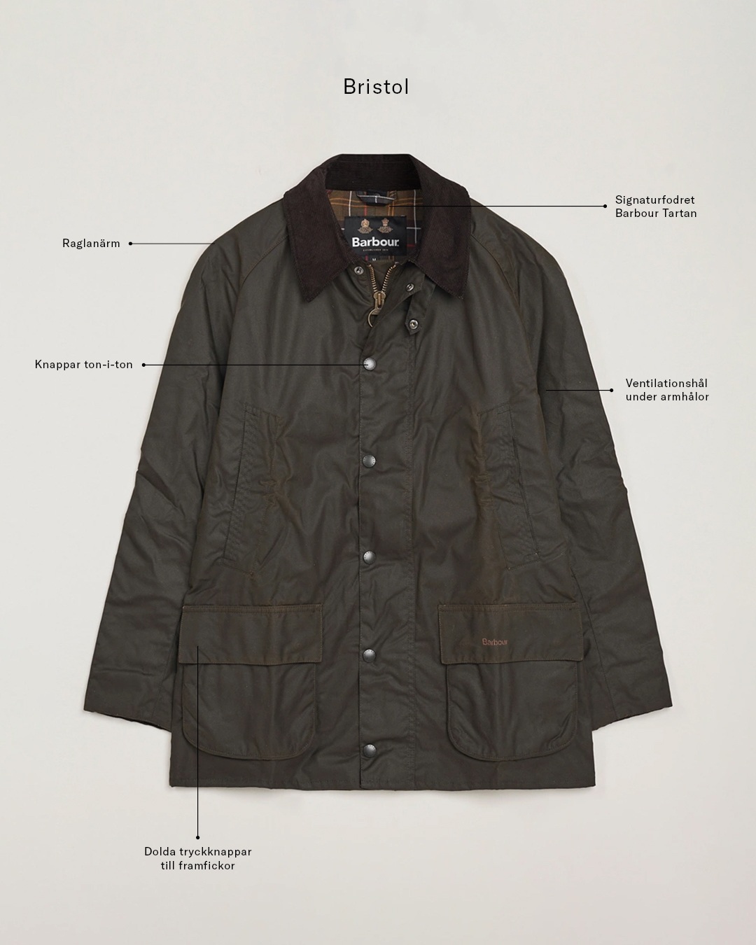 Barbour bristol jacka