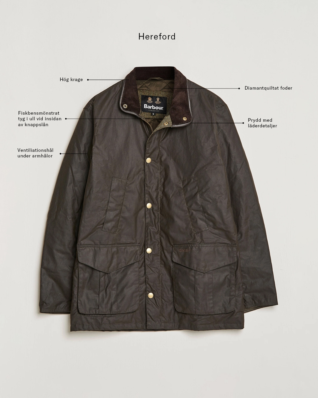 Barbour hereford jacka