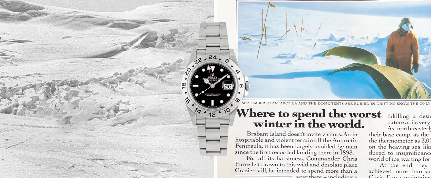 Rolex Explorer II: det självklara valet i Antarktis