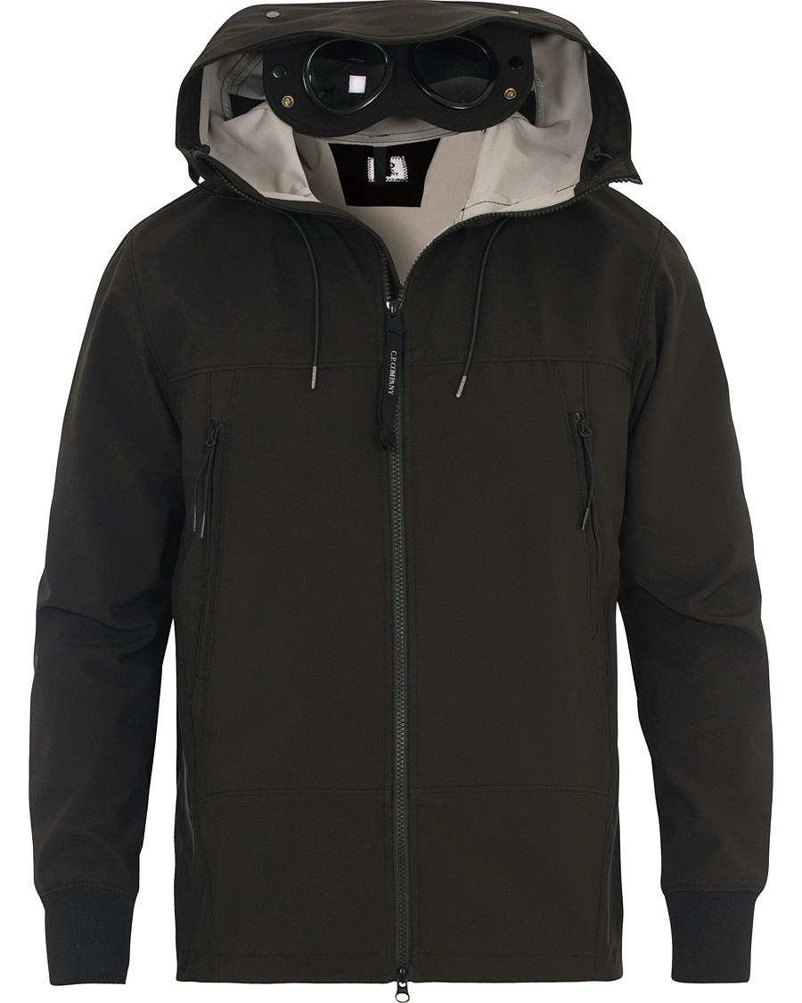 cp company softshell hooded jacket