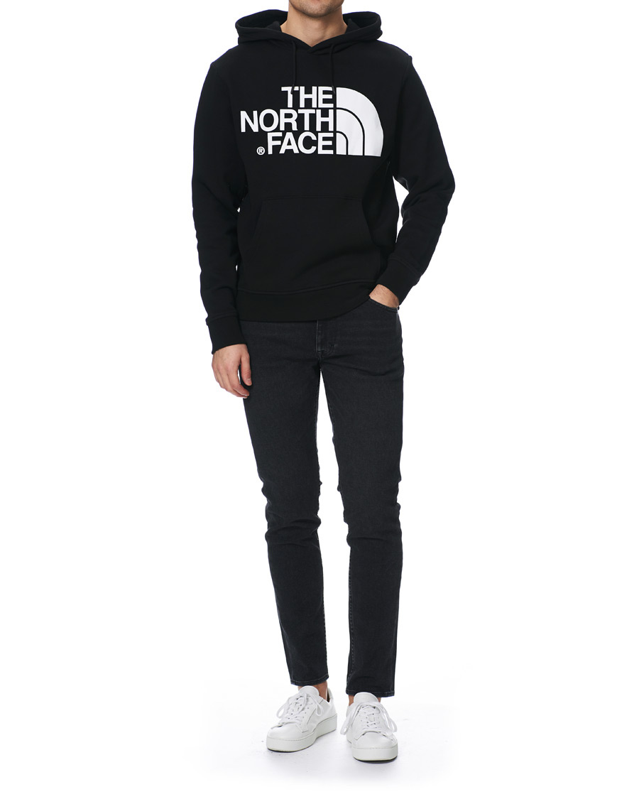 all black northface hoodie