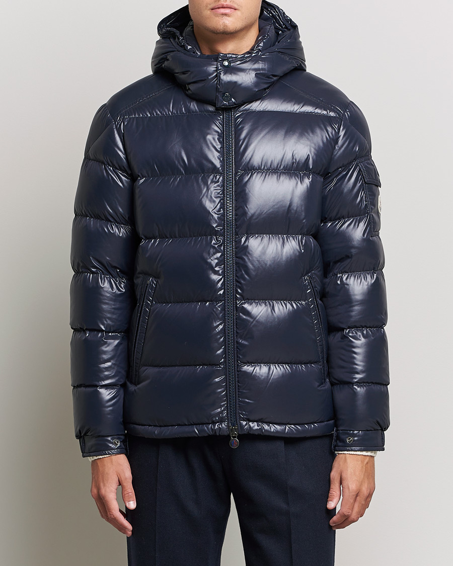 moncler maya jacket matte black